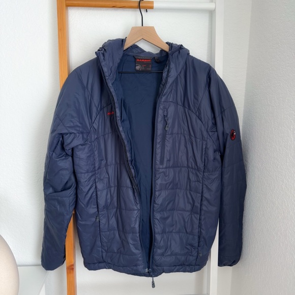 Mammut Down Puffer Jacket Primaloft Navy Blue - Picture 3 of 14